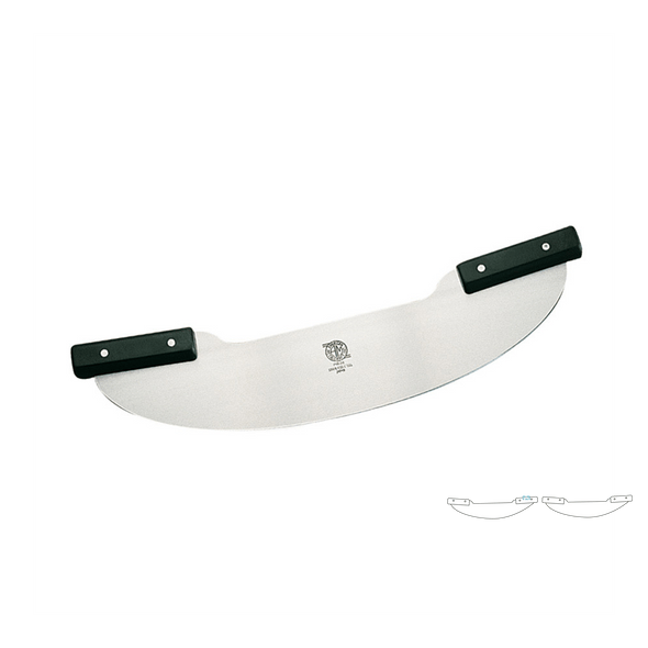 Pizza Cutter with Two Stainless Steel Handles